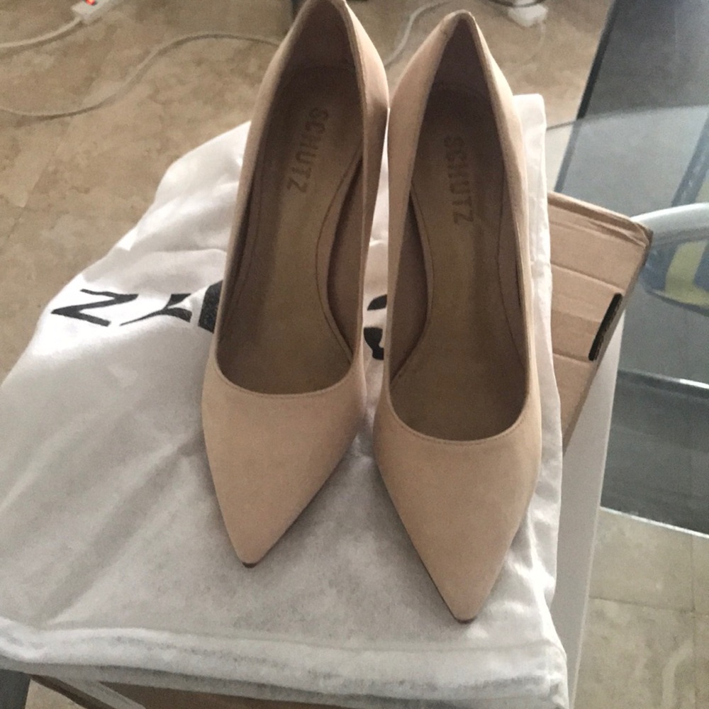 Schutz Farrah Pump tanino nobuck - Picture 1 of 2